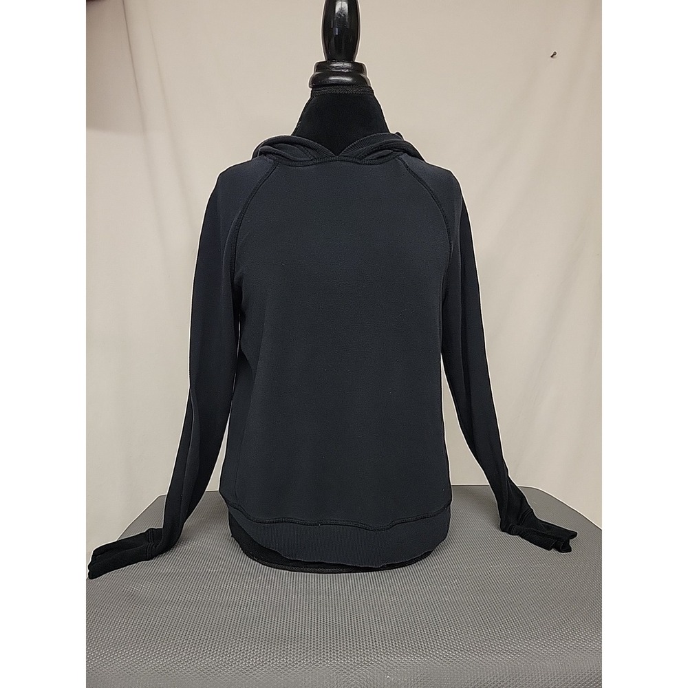 Athleta Size Small Womens Pullover Hoodie Black Long Sleeve